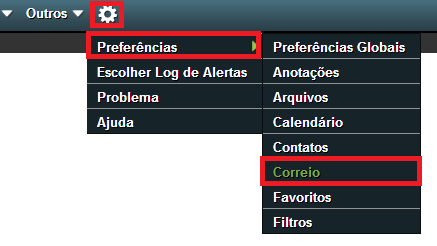 Em seguida, digitar o nome Junk e clicar em OK : 3. Vinculação da pasta Junk como destino para SPAMs do Horde.