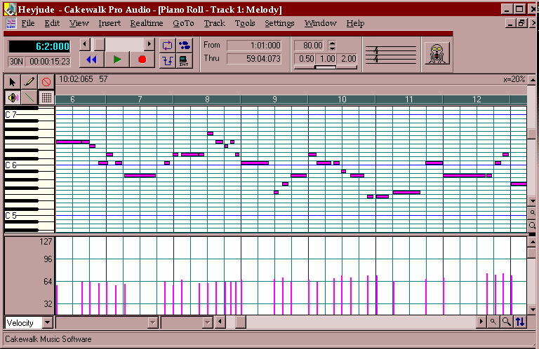 Seqüenciadores (editores MIDI): suportam arquivos MIDI e formatos proprietários; vistas possíveis: