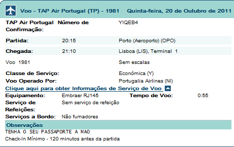 Booking File - Remarks Estes Remarks podem ou não ser associados aos segmentos de voo e permitem indicar as horas limite de comparência no aeroporto.