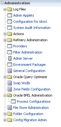 28- Na caixa de seleção Actions, selecione Add Configuration 29- Defina as seguintes informações: Configuration ID: BPEL1 Domain: default Initial Context Factory: com.evermind.server.