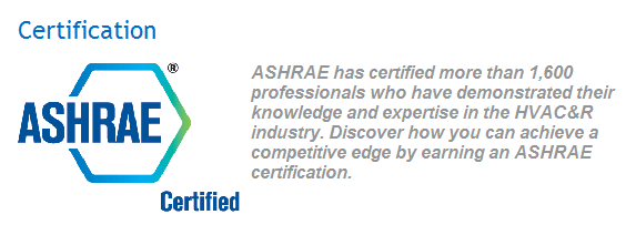 ASHRAE já certificou mais de 1.