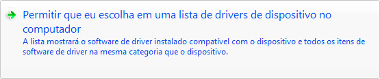 Figura 8: Tela para atualizar driver Na próxima tela, clique em Procurar software de driver no computador.