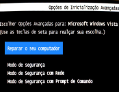 Recuperação via HD 43 O seu Notebook contem uma partição escondida no HD para poder fazer a recuperação/restauração do sistema