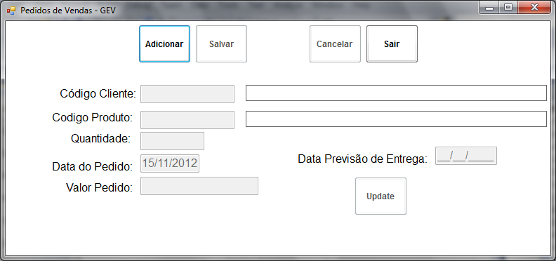 4.15 TABELA DE VENDA Figura 32 - Tabela de Vendas Funcionalidade: Nesse form é realizada a consulta por período de todas vendas realizadas. Imports MySql.Data.