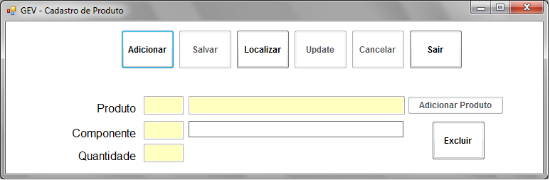 End Class 4.3 CADASTRO DE PRODUTO Figura 20 - Cadastro de Produtos Funcionalidade: Nesse form é realizado o cadastro de produtos. Imports MySql.Data.