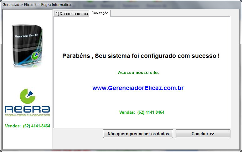 5 Manual do Usuário Gerenciador Eficaz 7 Depois