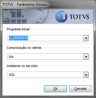 Manual de Integração APS e Protheus 8 3.1. Protheus 1. Verificar se o Protheus está atualizado na última versão disponível; 2. O banco de dados do ERP Protheus deverá ser Oracle ou MS-SQL. 3. Criar uma fonte de dados (ODBC) da base de dados do Protheus para que o APS possa acessá-lo; 4.