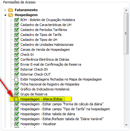 Na Lista de Unidades Habitacionais a governança passa a ter uma nova coluna chamada Enxoval.