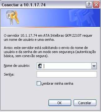 1. Primeiro, obtenha o endereço IP do ATA através do menu de voz. Em seguida, acesse o menu de configuração via Web digitando http://ipdoata. 2.