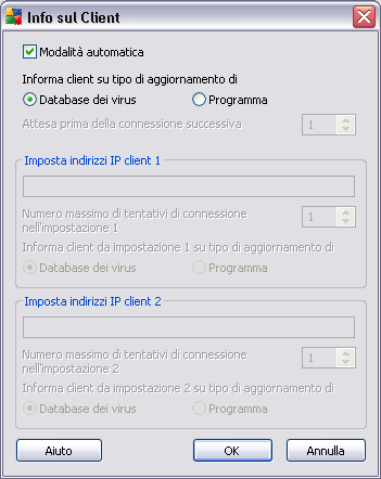 Essa caixa de diálogo foi projetada para configurar os parâmetros da distribuição de atualizações a partir do AVG Admin Server para clientes ou entre AVG Admin Servers.