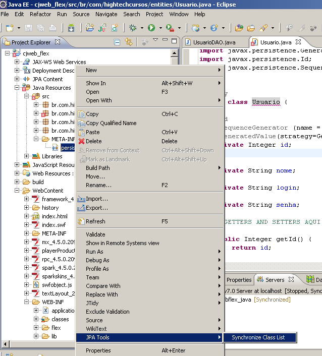 Conhecendo o arquivo de persistence.xml <?xml version="1.0" encoding="utf-8"?> <persistence version="2.0" xmlns="http://java.sun.com/xml/ns/persistence" xmlns:xsi="http://www.w3.