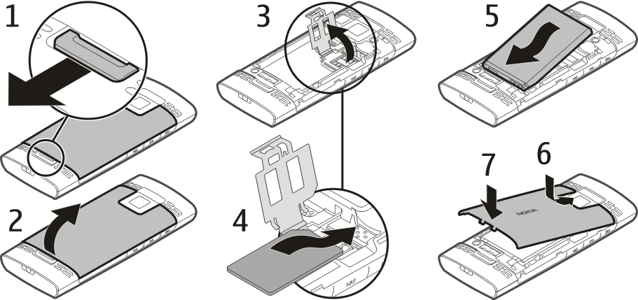 10 Introdução 1 Remova a tampa posterior e a bateria. 2 Abra o suporte do cartão SIM. 3 Insira o cartão SIM no suporte, com a superfície dos contactos virada para baixo. 4 Feche o suporte do cartão.