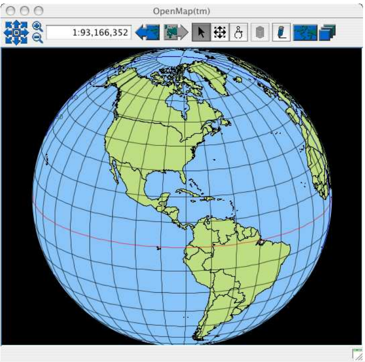 Figura 3.2. Representação do mapa Mundo numa esfera. (Imagem adaptada de [2]). À medida que nos aproximamos dos pólos a imprecisão é maior. Pela observação da Figura 3.