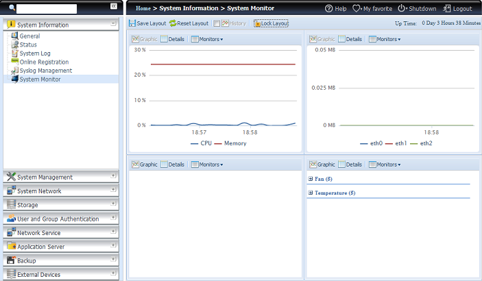 Target (Destino) Syslog folder (Pasta de registo do sistema) Log Level (Nível do registo) Remote IP Address (Endereço IP remoto) respectivas pastas com os ficheiros "erro", "informações" e "aviso".