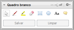 Reunião 3.7.8 O widget Caixa de arquivos Fornecimento de arquivos Os participantes da sessão podem compartilhar arquivos uns com os outros através do widget Caixa de arquivos.