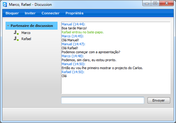 Computadores & contatos Gerenciamento de contatos 4. Clique no botão Enviar ou confirme pressionando o botão RETORNAR em seu teclado.