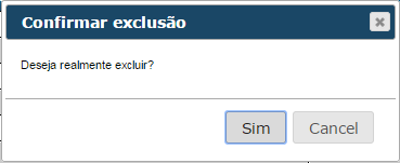 71 3. O ator seleciona opção Confirmar (fig. UC22). Caso de uso se encerra. Fluxo Alternativo: 1. No passo 2 do Fluxo Principal, o ator clica em cancelar ao invés de confirmar a ação. 2. O fluxo retorna ao passo 1 do Fluxo Principal.