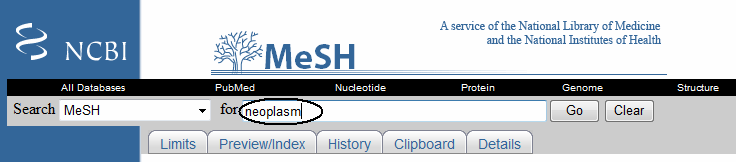 3.2 MESH O MeSH encontra-se disponível no site do PubMed no campo PubMed Services.