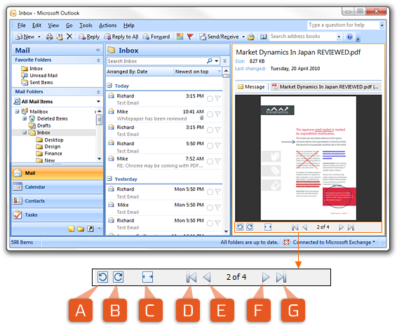 Visualizar seus arquivos PDF Dois dos principais componentes do fluxo de trabalho com PDFs são: a habilidade de poder trocar documentos PDF com seus colegas e a melhor flexibilidade administrativa