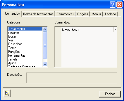 Criação do diagrama Guia do Usuário Você poderá determinar o número de colunas que possui o desenho, a definição da primeira coluna como 1 ou 0.