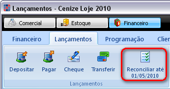 Como reconciliar uma conta A reconciliação bancária é uma conferência da sua conta no Cenize Loje e o seu extrato bancário.