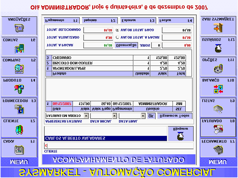 Acompanhamento de Faturado O Programa de Acompanhamento de Faturado permite fazer o pagamento de faturas