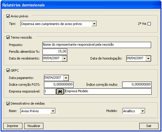 15- Depis que a rescisã é calculada, camp simular passa a ser chamad visualizar, apenas para cnferência ds valres. 16- Cas seja precis alterar algum valr após cálcul, é necessári retrceder a rescisã.