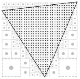 3.2. Geração de Nuvem de Pontos (a) (b) (c) Figura 3.16: Criação do quadrado envolvente (b) de um polígono (a).