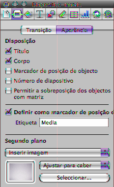 Como utilizar as ferramentas de diapositivos-matriz Utilize o navegador de diapositivos-matriz e o Inspector de diapositivos-matriz para trabalhar com os diapositivos-matriz.