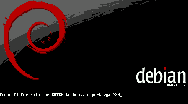 2. Instalando o GNU/Debian Para ter acesso a todas as opções de instalação do GNU/Debian, devemos utilizar o modo expert da instalação.