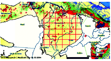 FIGURA 22 Bacia do Amazonas poços exploratórios e sísmica (2d/3d) demanda de sísmica (2d)