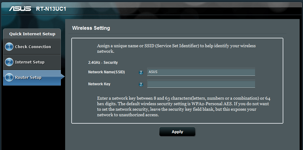 A detecção automática do tipo de ligação do seu ISP ocorrerá quando configurar o router sem fios pela primeira vez ou quando forem repostas as predefinições do router sem fios.