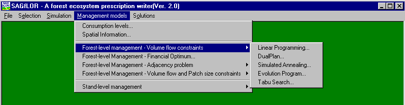 A decision support system. Demonstration Borges, J. G., A. Falcão, C. Miragaia, P.