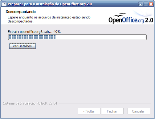 Instalação no Windows 98/ME/NT/2000/XP Selecione o diretório onde os arquivos de