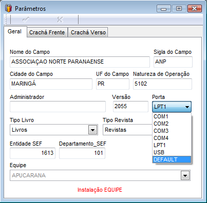 Cadastros Iniciais Alguns cadastros iniciais devem ser feitos logo de início da criação da campanha pela sede administrativa.outros no inicio dos trabalhos na equipe pelo líder.