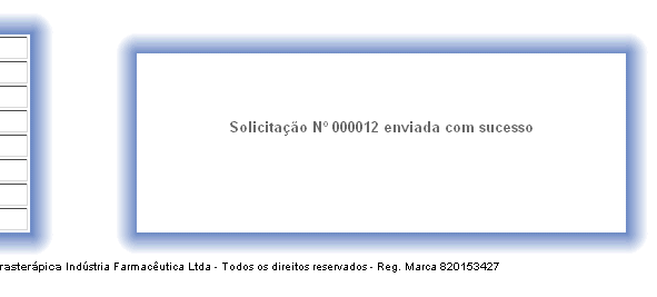 Figura 17 Email enviado pelo sistema para o representante e comercial Após todos os tratamentos do e-bi, o representante retorna a tela