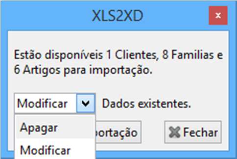 Melhorias: Importador de Microsoft Excel (XLS2XD) com suporte internacional e MySQL/MariaDB.