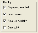 Após selecionado o item monitorado, devemos selecionar a escala da temperatura se será apresentada em C ou F. Depois, selecione a umidade da pressão atmosférica.