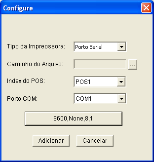 2 Sistema principal b. Selecione OPOS Printer Driver (Driver da impressora OPOS) se o dispositivo de POS é compatível com OPOS protocolo. Clique em OK.