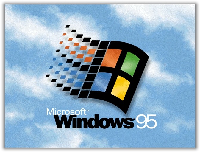 0 ao Windows 95 era muito grande e ocorreu uma mudança radical na forma da apresentação do interface. Introduziu o Menu Iniciar e a Barra de Tarefas.