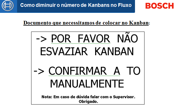 Por fim, na transação PK02, entrando na área reservada a kanbans, selecionam-se os kanban que estão em espera confirma-se a sua eliminação.