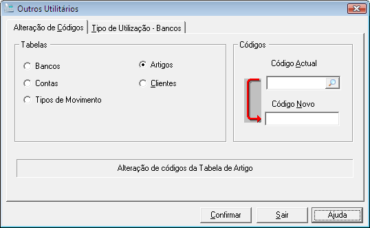 PKB Como efetuar uma alteração de identificadores (códigos)? Como configurar o tipo de visão no módulo bancos?