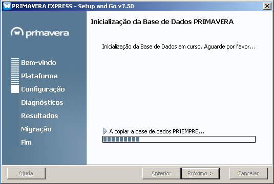 - Instância SQL2005 - Instância SQL2008 De acordo com estes cenários, podem existir dois comportamentos: 1) Instância MSDE ou SQL2005 é criada uma nova instância SQL2005 com o nome PRIEXPRESS750.