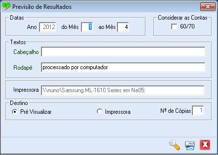 Investimentos Líquidos: Total do Ativo Corrente no Balanço; Res. Liq. Antes Impost.: Saldo das contas 71/9 61/9 no mês 13; Encargos Fina