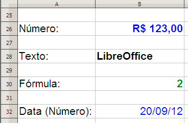 Operadores As tabelas abaixo apresentam os símbolos de operadores utilizados pelo LibreOffice Calc. Os operadores podem ser utilizados em fórmulas independentemente do uso de funções.