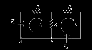 140 CAPÍTULO 9. CORRENTE ELÉTRICA E RESISTÊNCIA Figura 9.20 Figura 9.21 V a < V b V = V b V a = +ε Exercício 9.4. Qual o valor de I 1, I 2 e I 3? Figura 9.22 Consideremos que o sentido das correntes são como mostrados na figura.