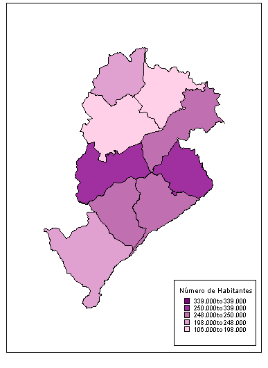 Além de mapas de intervalos, como o exemplo acima, é possível elaborar mapas utilizando cartogramas, símbolos graduados ou