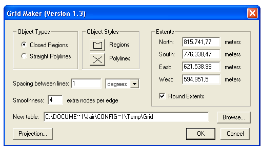 GERAÇÃO DE GRADE DE COORDENADAS Para criação do Grid de coordenada e necessário que seja ativada uma ferramenta, a partir MENU > TOOLS > RUN MAPBASIC PROGRAM. Selecionando a ferramenta GRIDMARK.