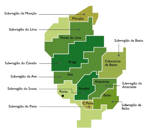 O Vinho Verde Presente Principais números da região: 7.000 Km2 34.000 ha >289.000 parcelas de vinha >30.