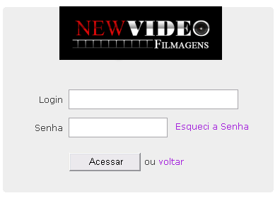 SGCS SISTEMA DE GESTÃO DE CLIENTES E SERVIÇOS Especificação de Caso de Uso Versão: 1.0 Data: 01/out/2010 I019 Acessar site Figura 41 Protótipo de Interface Nome Tipo Tam.